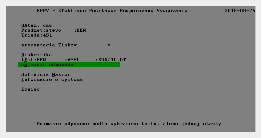 EPPV screen